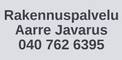 Rakennuspalvelu Aarre Javarus logo